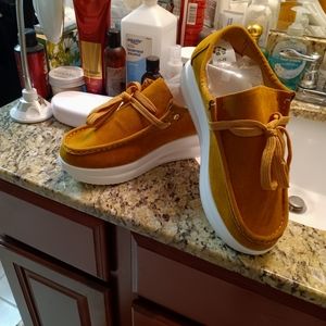 Brand New Men suede shoes.